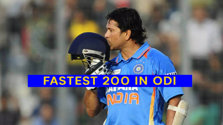 Breaking Records: Lightning Fastest 200 in ODI Cricket