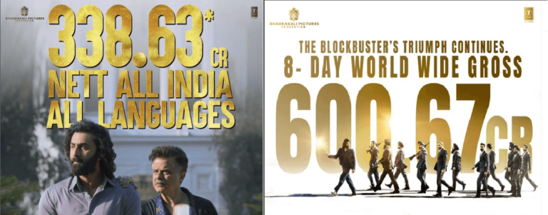 Animal 1 Week Collection: Ranbir Kapoor’s Film Sets Box Office on Fire