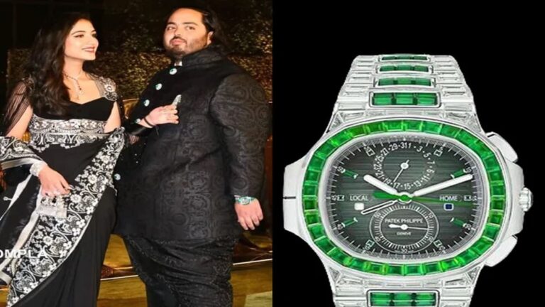 Reliance Heir Anant Ambani's Wears Luxury Watch Worth Rs 14.15 Crore With  436 Cut Diamonds